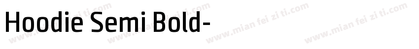 Hoodie Semi Bold字体转换